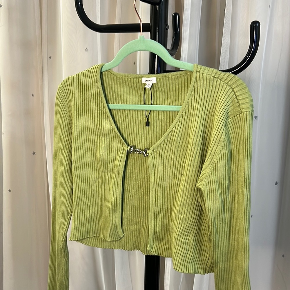 Green Cardigan